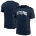 Футболка Tennessee Titans Nike Sideline Velocity Athletic Stack Performance - Navy