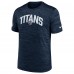 Футболка Tennessee Titans Nike Sideline Velocity Athletic Stack Performance - Navy