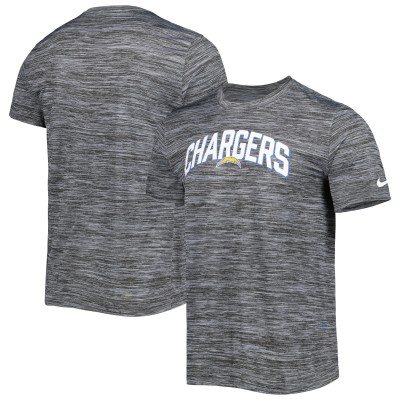 Футболка Los Angeles Chargers Nike Sideline Velocity Athletic Stack Performance - Heather Gray