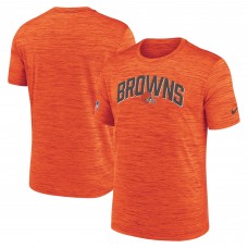 Футболка Cleveland Browns Nike Sideline Velocity Athletic Stack Performance - Orange