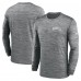 Футболка с длинным рукавом New Orleans Saints Nike Sideline Velocity Athletic Stack Performance - Gray
