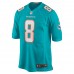 Игровая джерси Jevon Holland Miami Dolphins Nike Game - Aqua