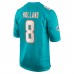 Игровая джерси Jevon Holland Miami Dolphins Nike Game - Aqua