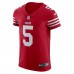 Игровая джерси Trey Lance San Francisco 49ers Nike Vapor Elite - Scarlet