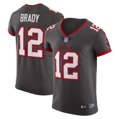 Игровая джерси Tom Brady Tampa Bay Buccaneers Nike Alternate Vapor - Pewter