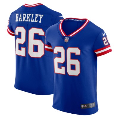 Игровая джерси Saquon Barkley New York Giants Nike Classic Vapor Elite - Royal