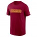 Футболка Washington Commanders Nike Wordmark - Burgundy