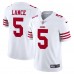 Игровая джерси Trey Lance San Francisco 49ers Nike Vapor Limited - White