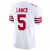 Игровая джерси Trey Lance San Francisco 49ers Nike Vapor Limited - White