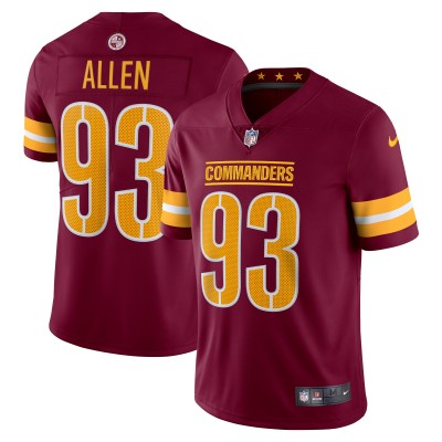 Джерси Jonathan Allen Washington Commanders Nike Vapor Limited - Burgundy