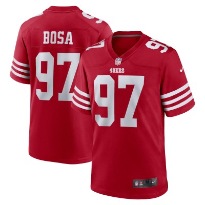 Игровая джерси Nick Bosa San Francisco 49ers Nike Team Game - Scarlet