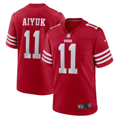 Игровая джерси Brandon Aiyuk San Francisco 49ers Nike Womens Team Game Player - Scarlet