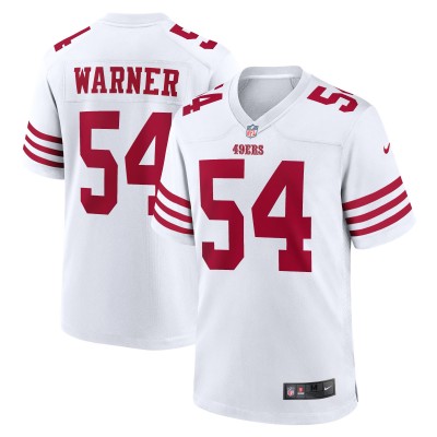 Джерси San Francisco 49ers Fred Warner Nike White Team Game Player