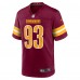 Игровая джерси Jonathan Allen Washington Commanders Nike - Burgundy