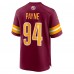 Игровая джерси Da'Ron Payne Washington Commanders Nike - Burgundy