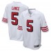 Игровая джерси Trey Lance San Francisco 49ers Nike Alternate Game - White