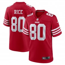 Джерси San Francisco 49ers Jerry Rice Nike Scarlet Retired Game Player