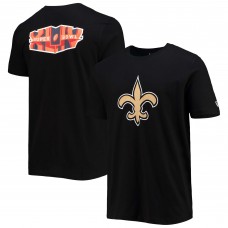 Футболка New Orleans Saints New Era Patch Up Collection Super Bowl XLIV - Black