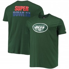 Футболка New York Jets New Era Patch Up Collection Super Bowl III - Green
