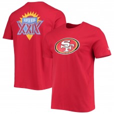 Футболка San Francisco 49ers New Era Patch Up Collection Super Bowl XXIX - Scarlet