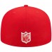 Бейсболка San Francisco 49ers New Era Super Bowl XXIV Pop Sweat 59FIFTY - Scarlet