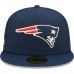 Бейсболка New England Patriots New Era Super Bowl XXXVI Purple Pop Sweat 59FIFTY - Navy