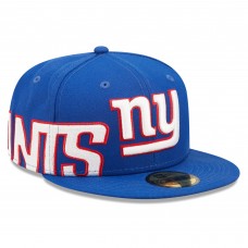 Бейсболка New York Giants New Era Side Split 59FIFTY - Royal