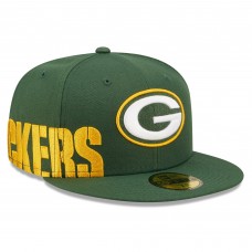 Бейсболка Green Bay Packers New Era Side Split 59FIFTY - Green