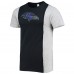 Футболка Baltimore Ravens Refried Apparel Sustainable Split - Black/Heathered Gray