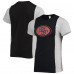 Футболка San Francisco 49ers Refried Apparel Sustainable Split - Black/Heathered Gray Футболка San Francisco 49ers Refried Apparel Sustainable Split - Black/Heathered Gray