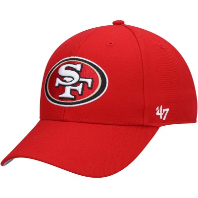 Бейсболка San Francisco 49ers 47 Scarlet Logo MVP