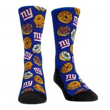 New York Giants Rock Em Socks Localized Food Crew Socks