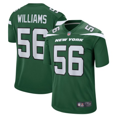 Игровая джерси Quincy Williams New York Jets Nike Game - Gotham Green