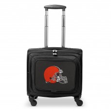 Cleveland Browns MOJO 14 Laptop Overnighter Wheeled Bag- Black