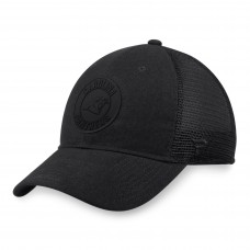 Carolina Panthers Blackout Trucker Snapback Hat