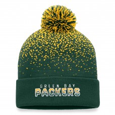 Green Bay Packers Iconic Gradient Cuffed Knit Hat with Pom - Green