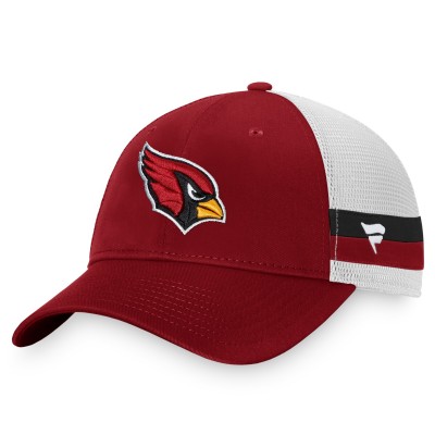 Бейсболка Arizona Cardinals Iconic Team Stripe Trucker - Cardinal/White