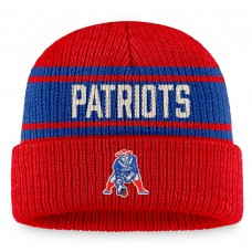 Вязанная шапка New England Patriots True Classic Retro - Red