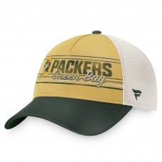 Green Bay Packers True Classic Retro Trucker Snapback Hat - Gold/Green