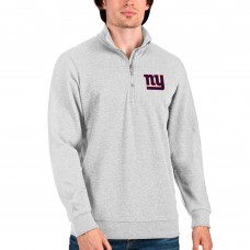 Кофта с молнией New York Giants Antigua Action - Heathered Gray