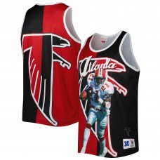 Майка Deion Sanders Atlanta Falcons Mitchell & Ness Retired Player Graphic - Red/Black