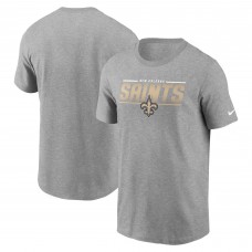 Футболка New Orleans Saints Nike Muscle - Heathered Gray