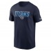 Футболка Tennessee Titans Nike Muscle - Navy