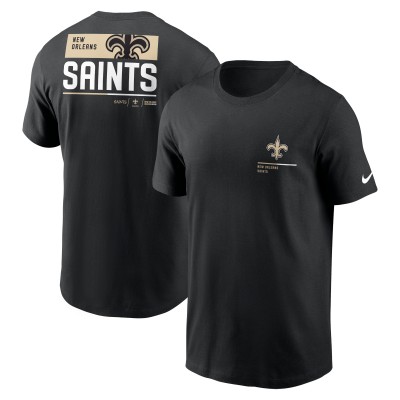 Футболка New Orleans Saints Nike Black Team Incline