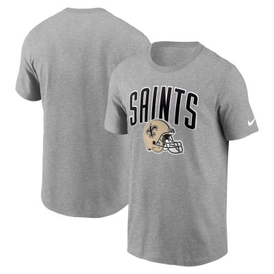 Футболка New Orleans Saints Nike Heathered Gray Team Athletic