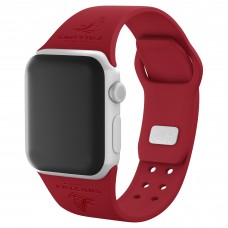 Браслет Atlanta Falcons Debossed Silicone Apple Watch- Red Браслет Atlanta Falcons Debossed Silicone Apple Watch- Red