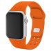 Ремешок для часов Cincinnati Bengals Debossed Silicone Apple Watch - Orange