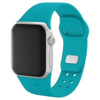 Браслет Miami Dolphins Debossed Silicone Apple Watch - Aqua