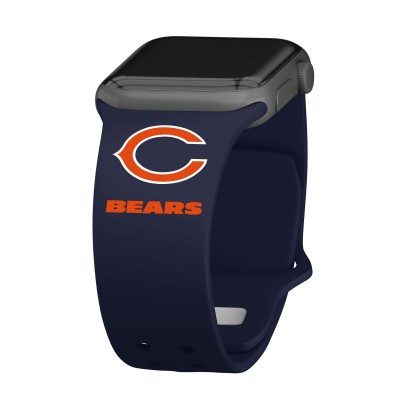 Браслет Chicago Bears Silicone Apple Watch - Navy - оригинальные аксессуары NFL Чикаго Бирз