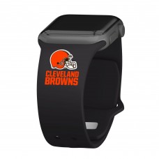 Ремешок для часов Cleveland Browns Silicone Apple Watch - Black